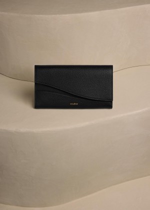 Polene Sierra Wallet Černé | CZ_P93340