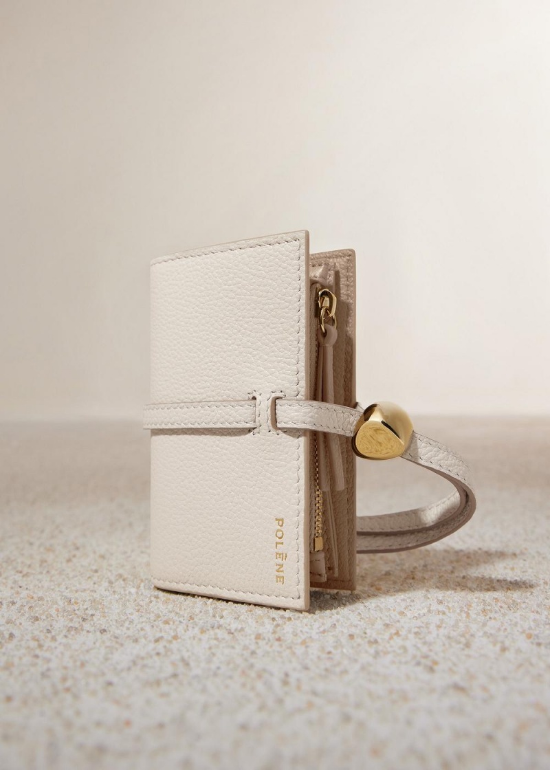 Polene Kayé Card Holder Bílé | CZ_P64193