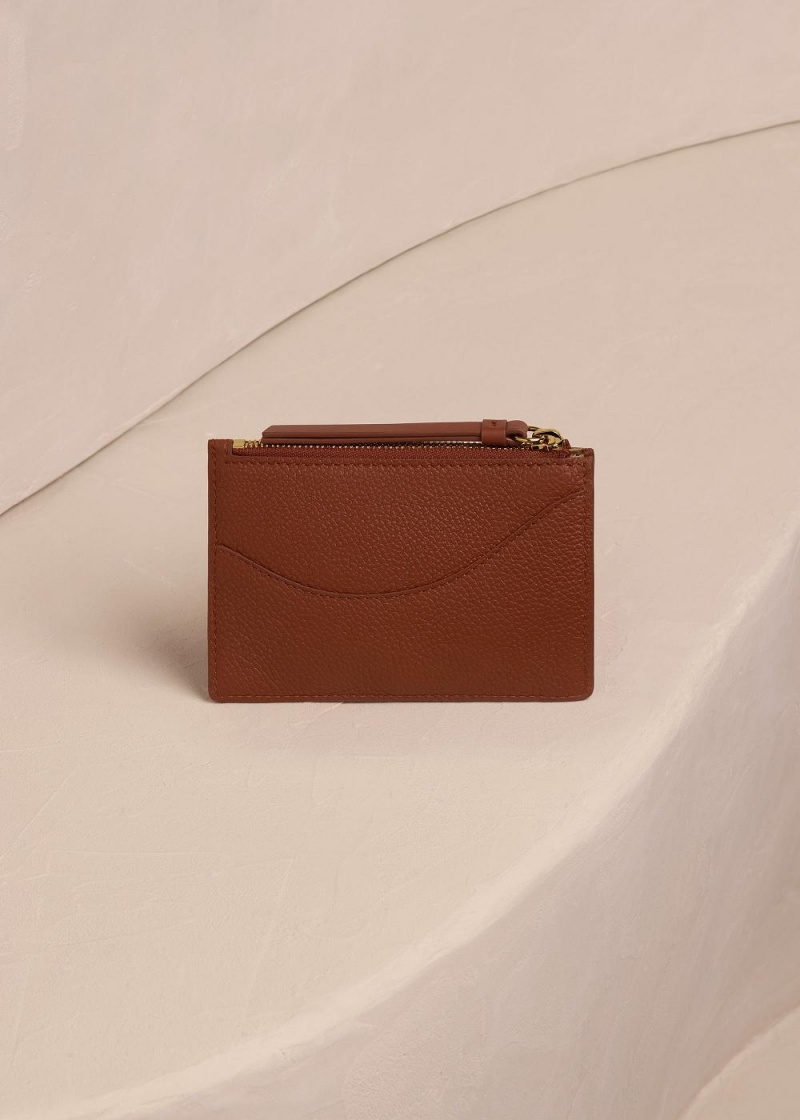 Polene Sierra Mini Pouch Hnědé | CZ_P85626