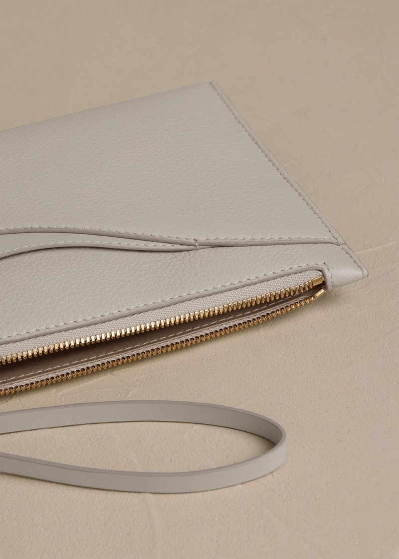 Polene Sierra Pouch Bílé | CZ_P63571