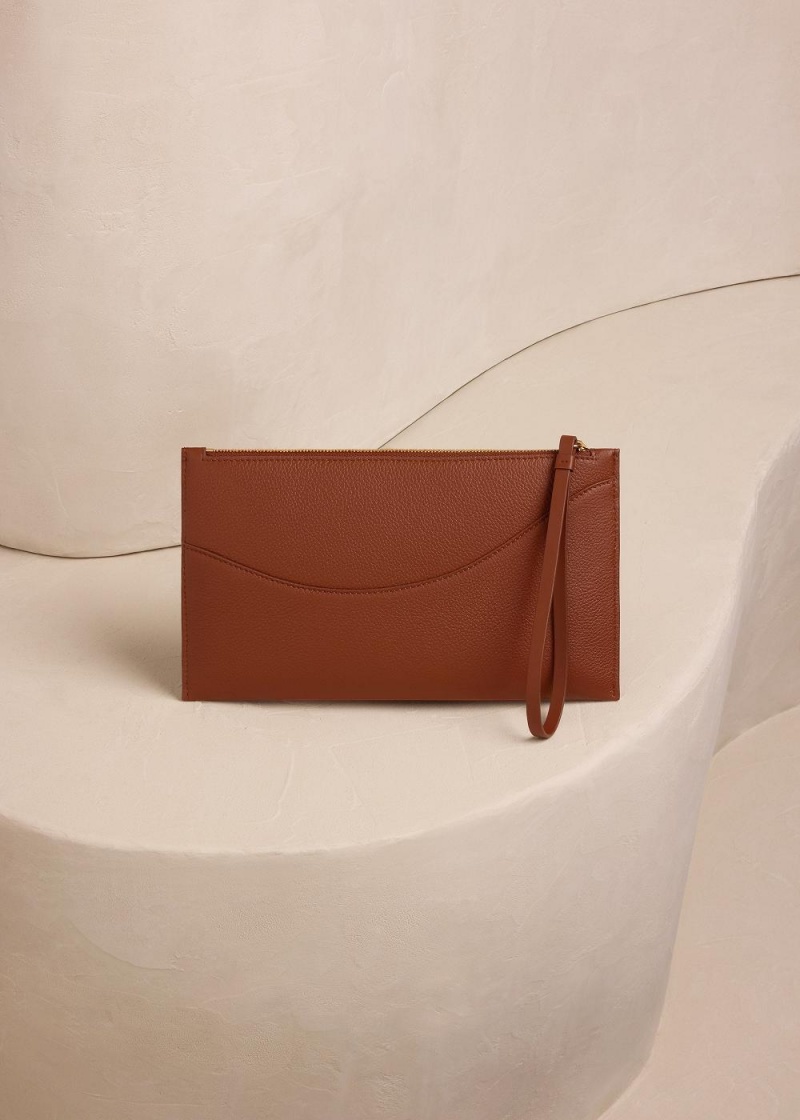 Polene Sierra Pouch Hnědé | CZ_P82670