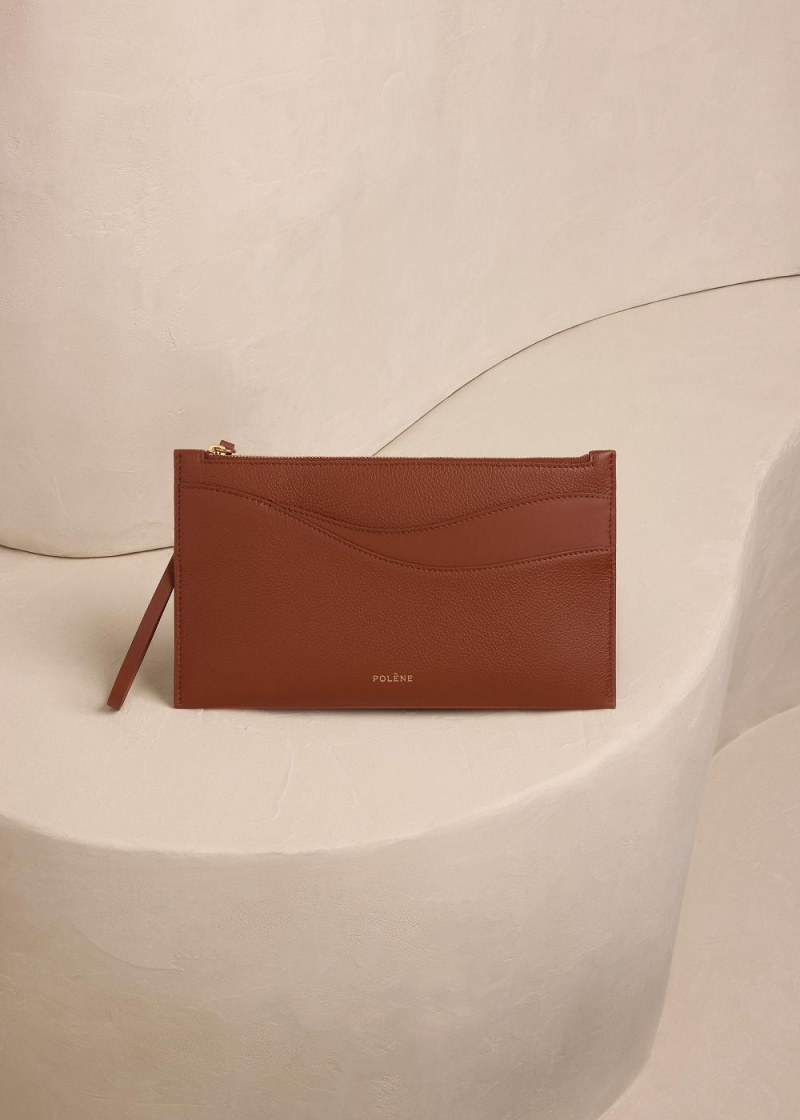 Polene Sierra Pouch Hnědé | CZ_P82670