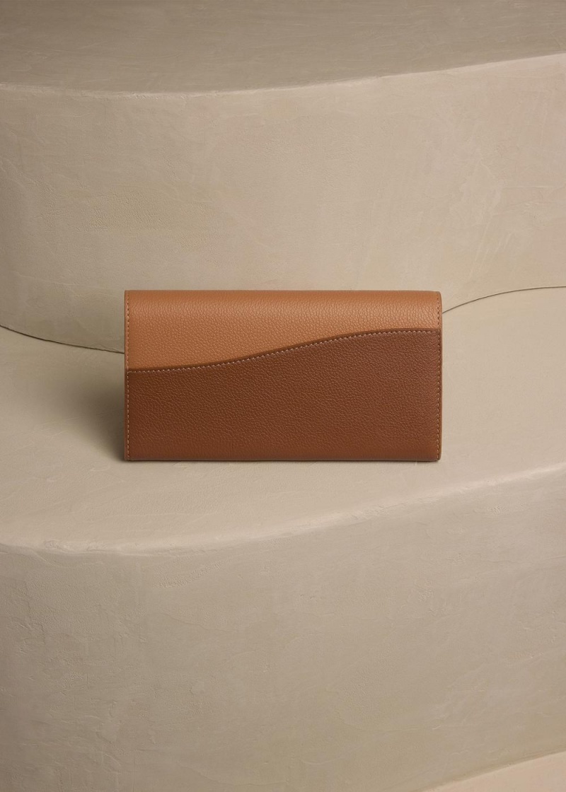 Polene Sierra Wallet Hnědé | CZ_P29159