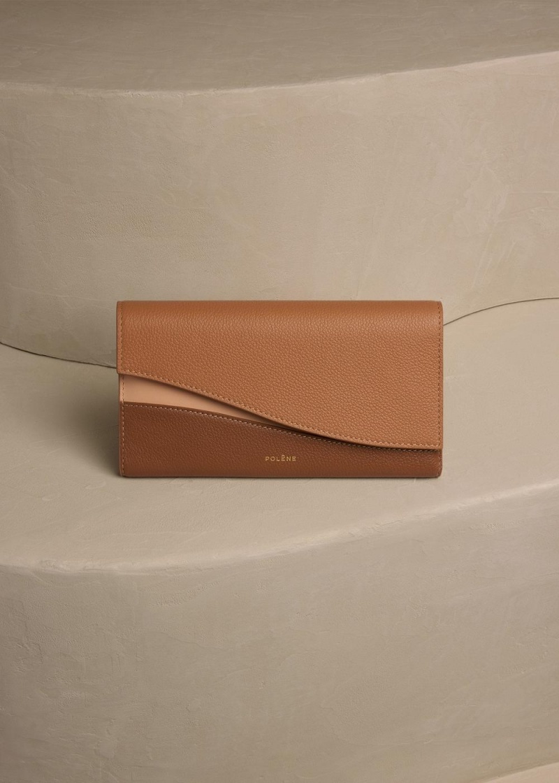 Polene Sierra Wallet Hnědé | CZ_P29159