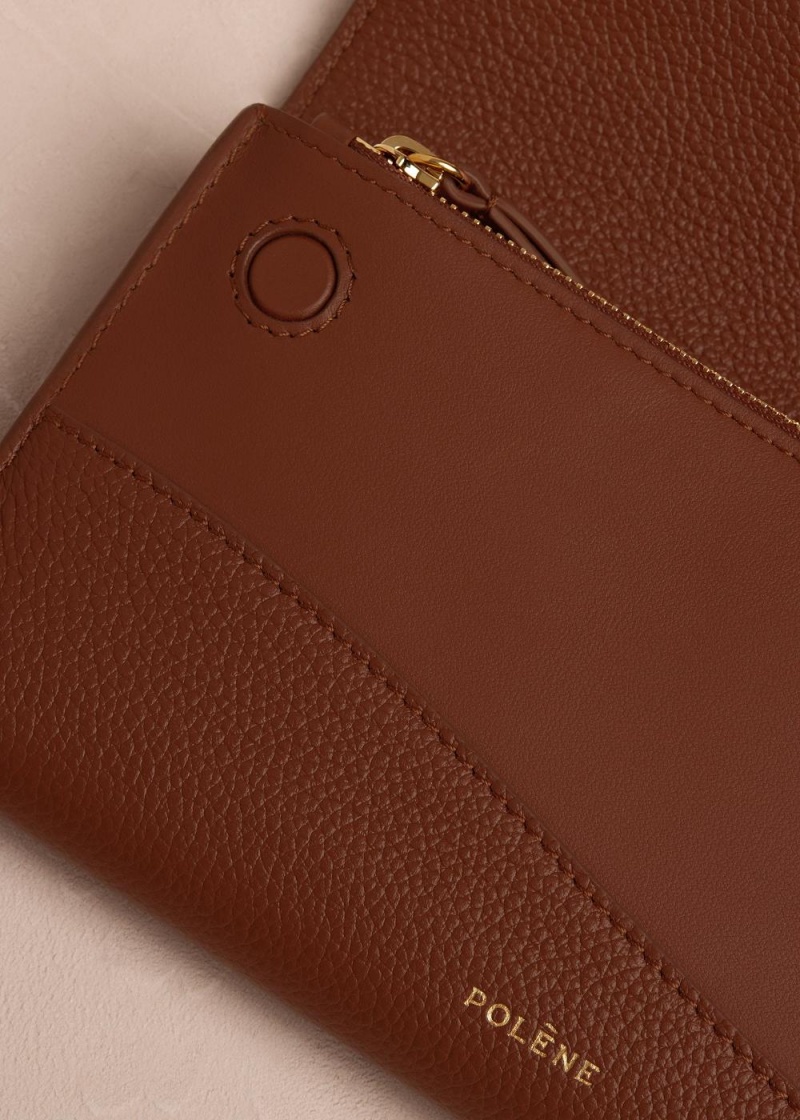 Polene Sierra Wallet Hnědé | CZ_P55077